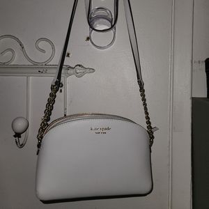 White Kate spade bag